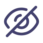 Eye Slash SVG Icon